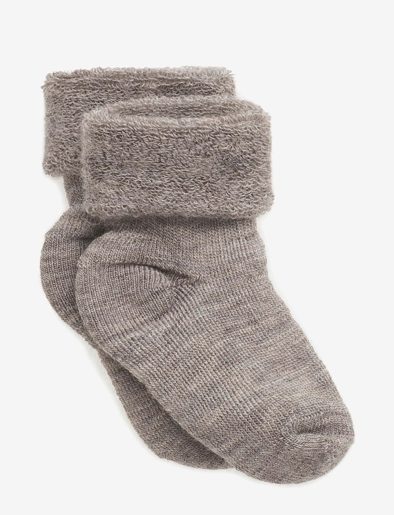 mp Denmark - Wool baby socks - sokken - 202/light brown - 0