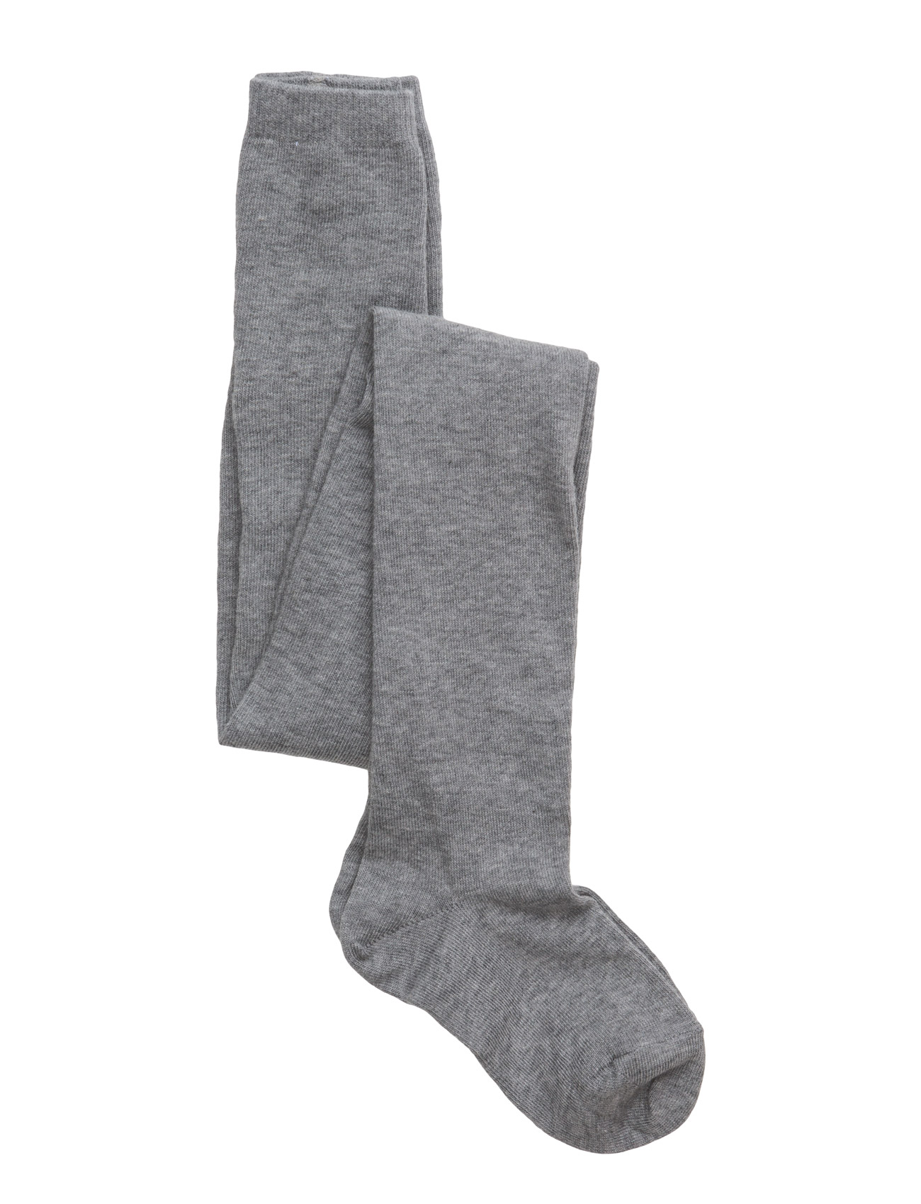 MP 326 Cotton Plain Tights 491 Grey Melange str. 3år/100 cm