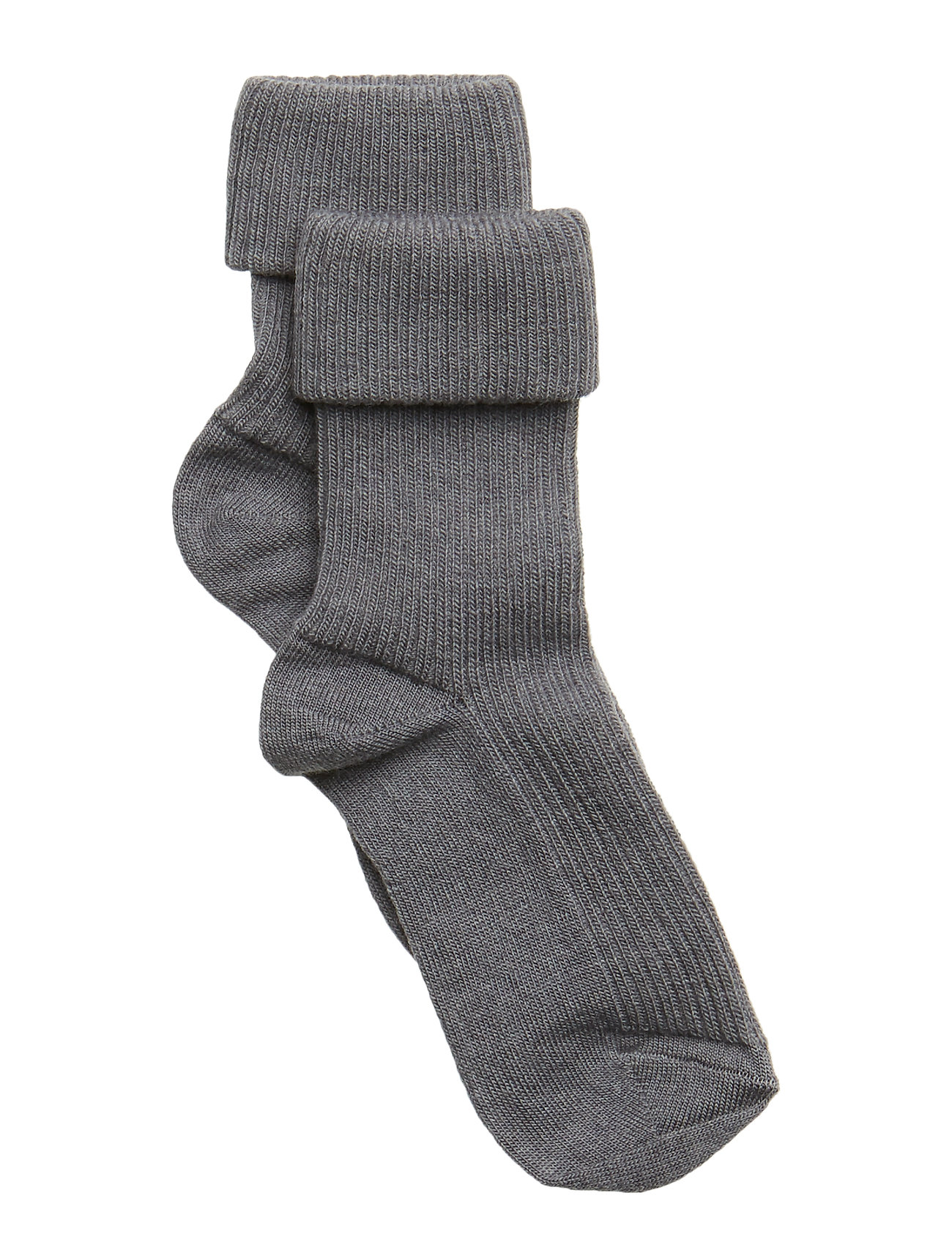 Mp Denmark Wool Rib Baby Socks Grå