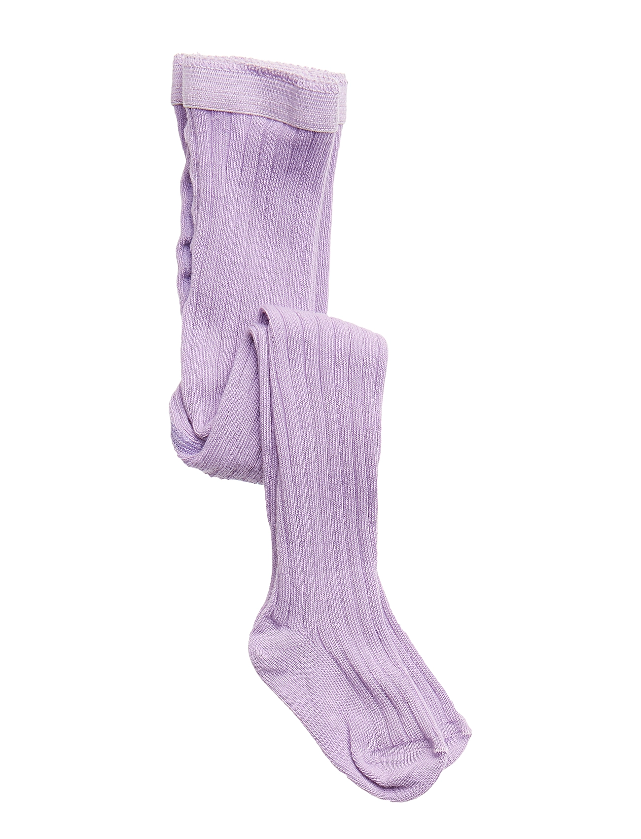 MP DENMARK Baumwolle Rib Strumpfhose Lila - 68/74 - Kinder