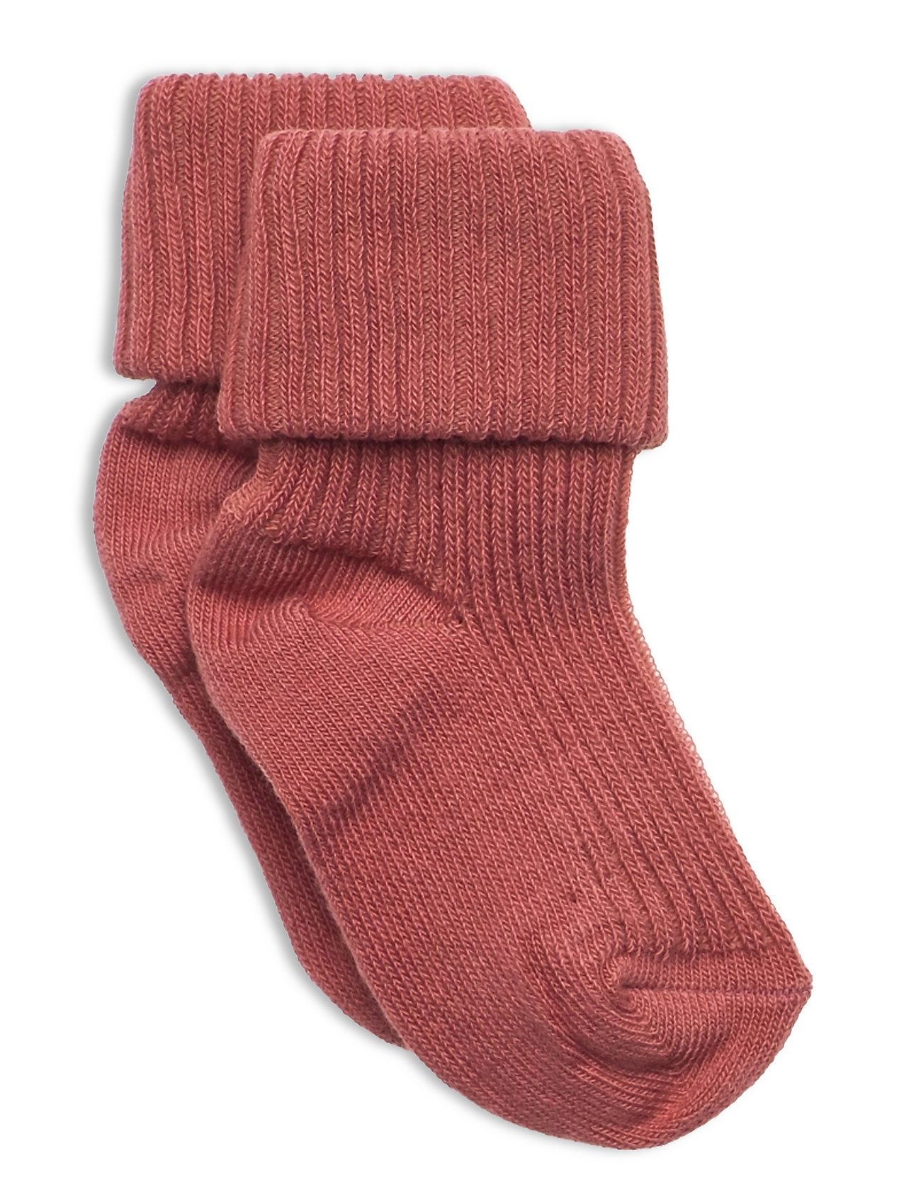 Mp Denmark Cotton Rib Baby Socks Rosa