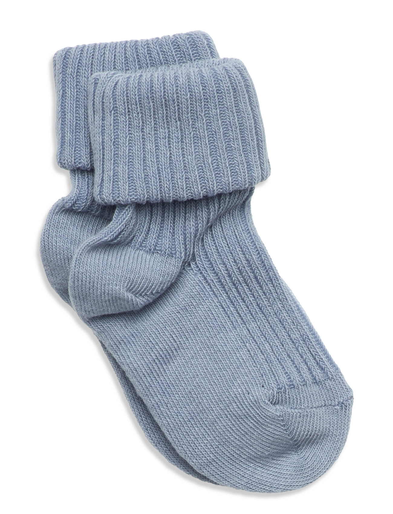 Mp Denmark Cotton Rib Baby Socks Blå