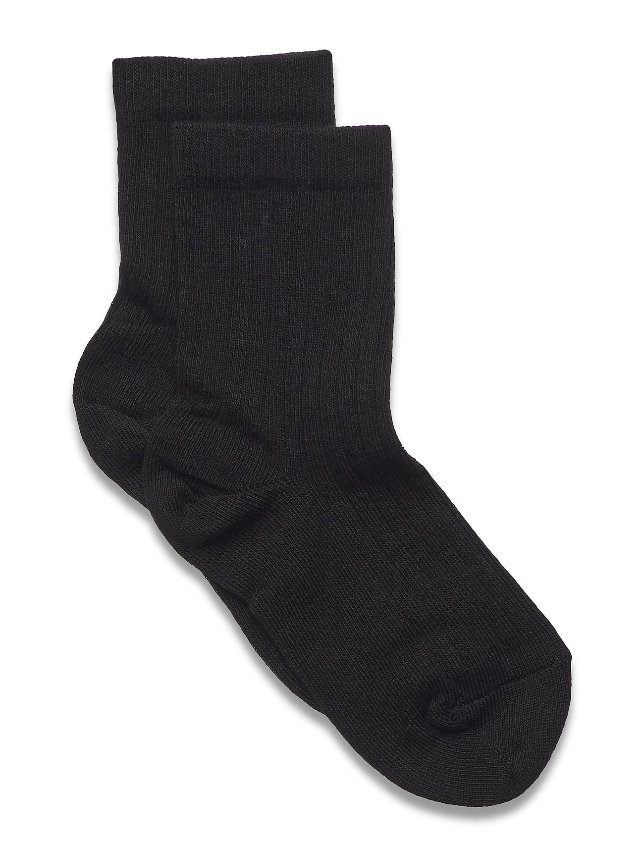 mp Denmark Cotton Rib Socks, 22/24, Black, Sokker & Strømpebukser > Sokker, Børn
