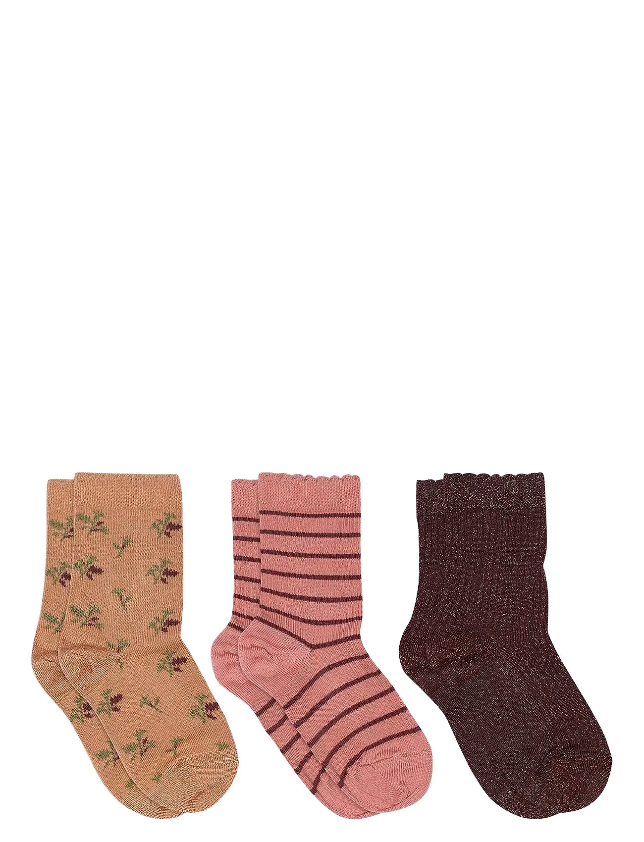 mp Denmark Thora Socks - 3-Pack, 29/32, Multi/patterned, Sokker & Strømpebukser > Sokker, Børn