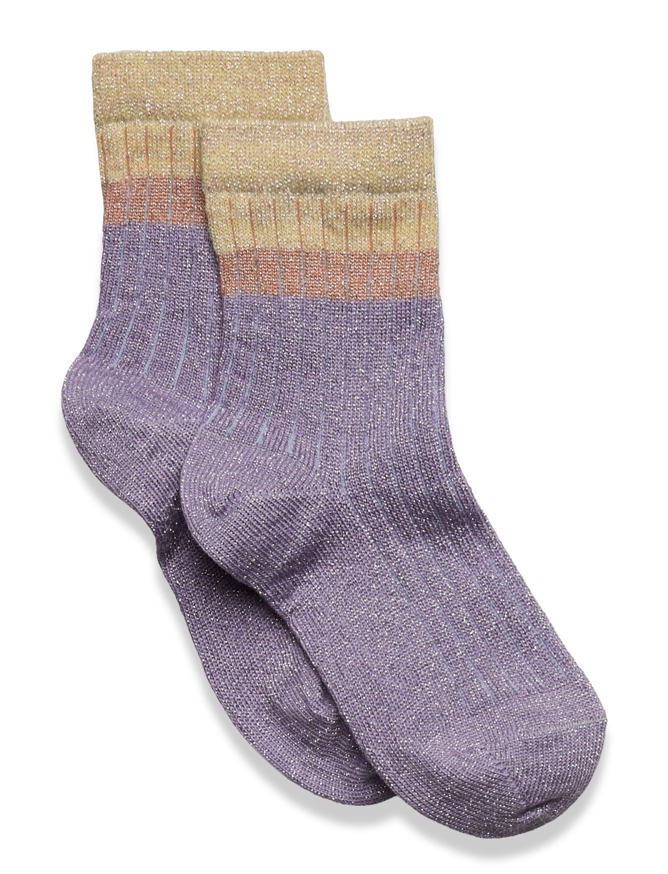 mp Denmark Norma Glitter Socks, 29/32, Purple, Sokker & Strømpebukser > Sokker, Børn
