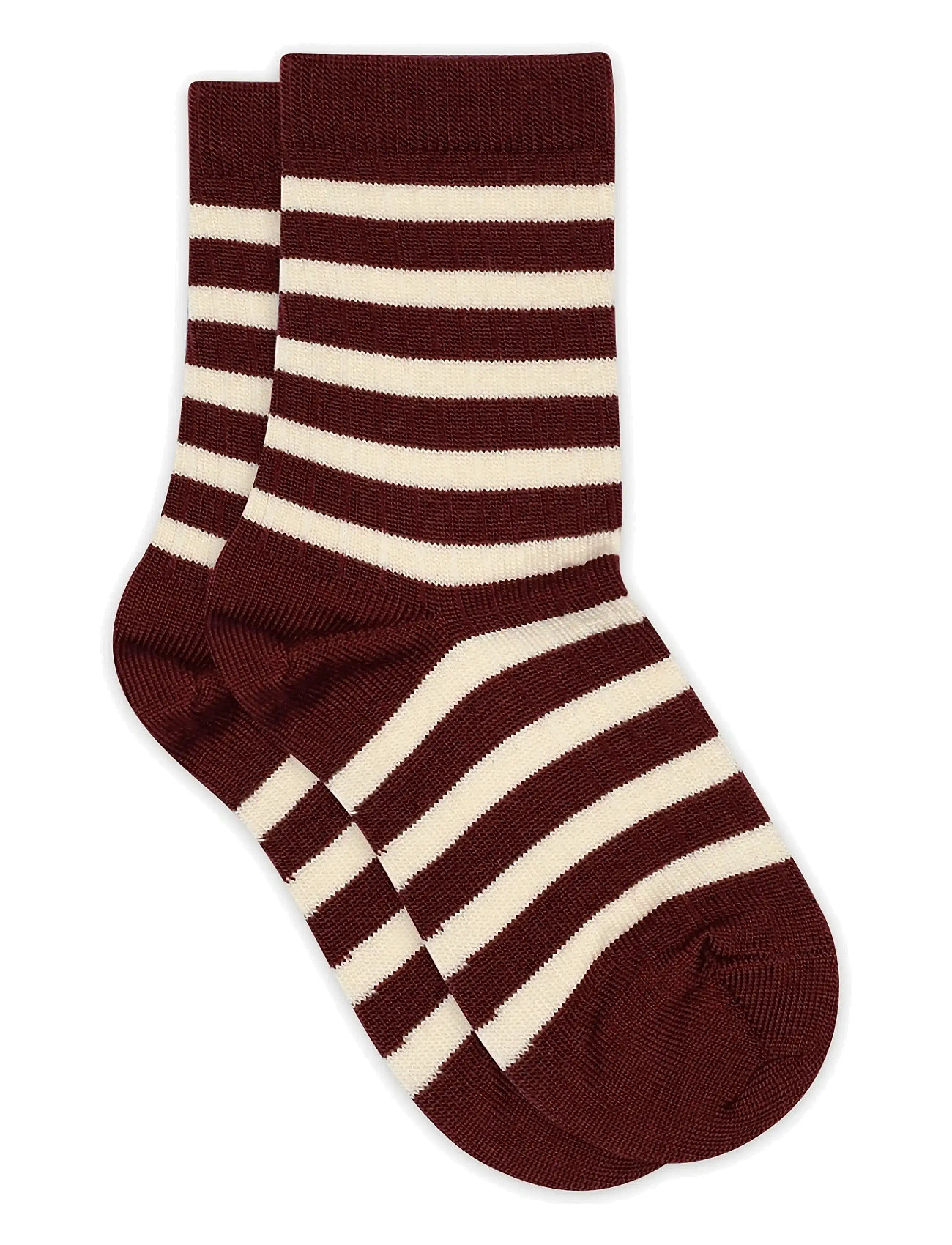 mp Denmark Elis Socks, 29/32, Burgundy, Sokker & Strømpebukser > Sokker, Børn