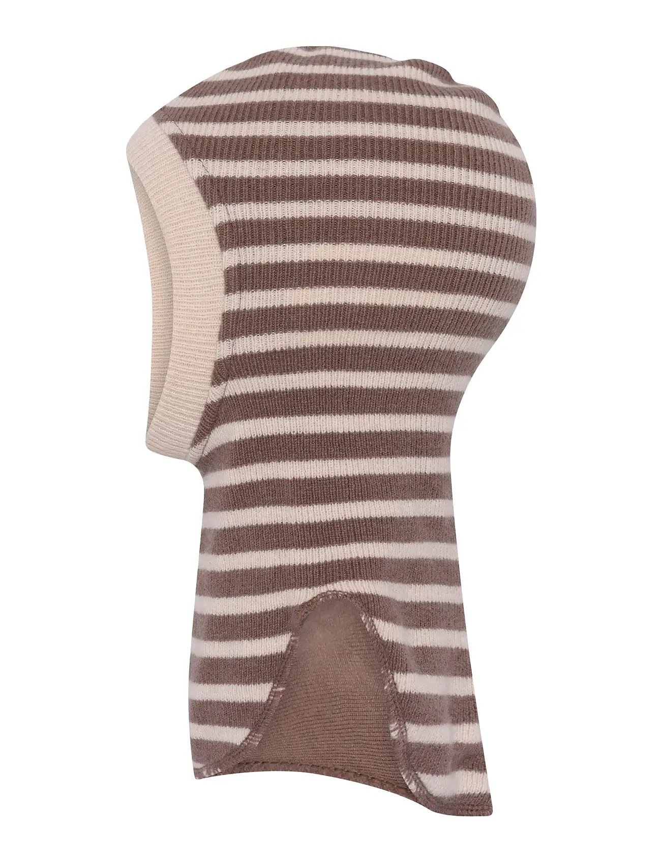 mp Denmark Bergen Striped Balaclava, 53, Brown, Hovedbeklædning > Balaclava, Børn