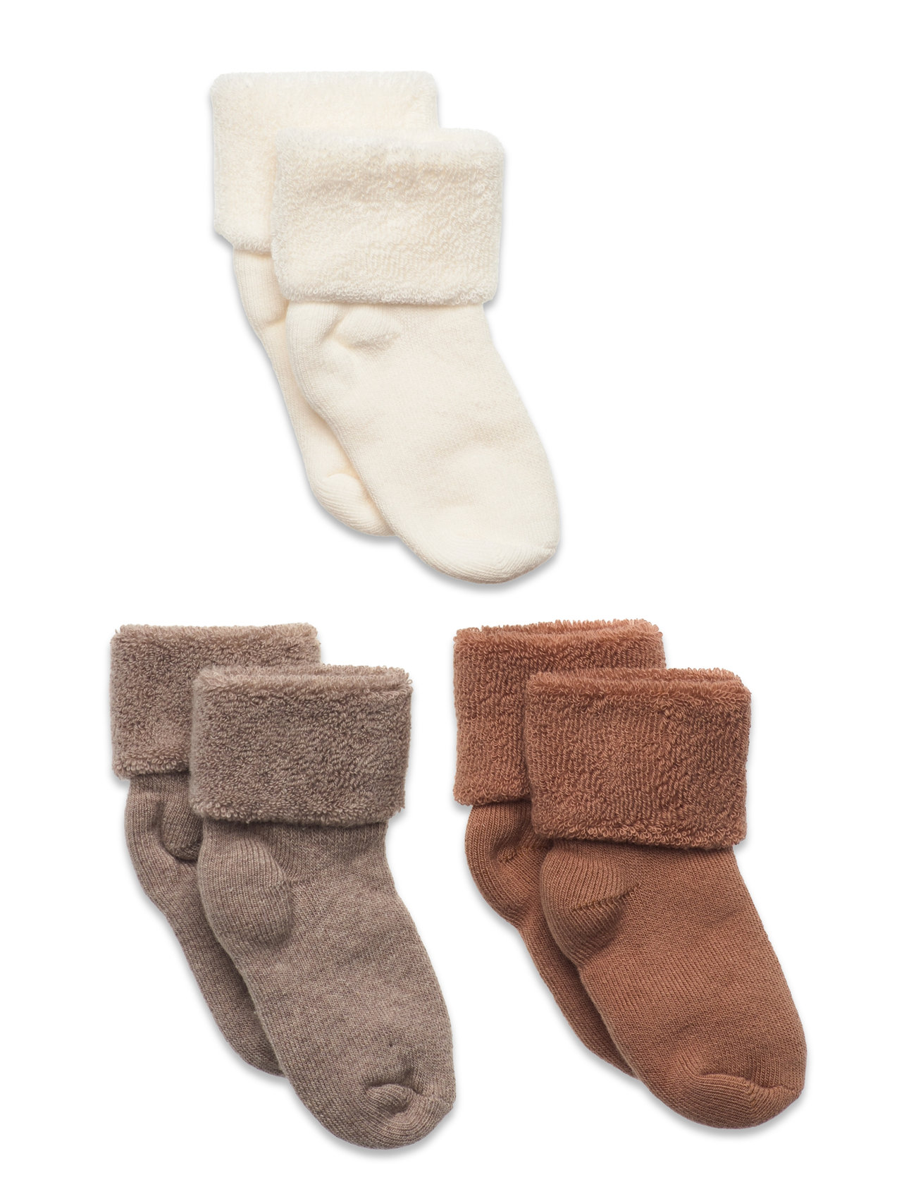 Mp Denmark Cotton Baby Socks - 3-Pack Multi/patterned