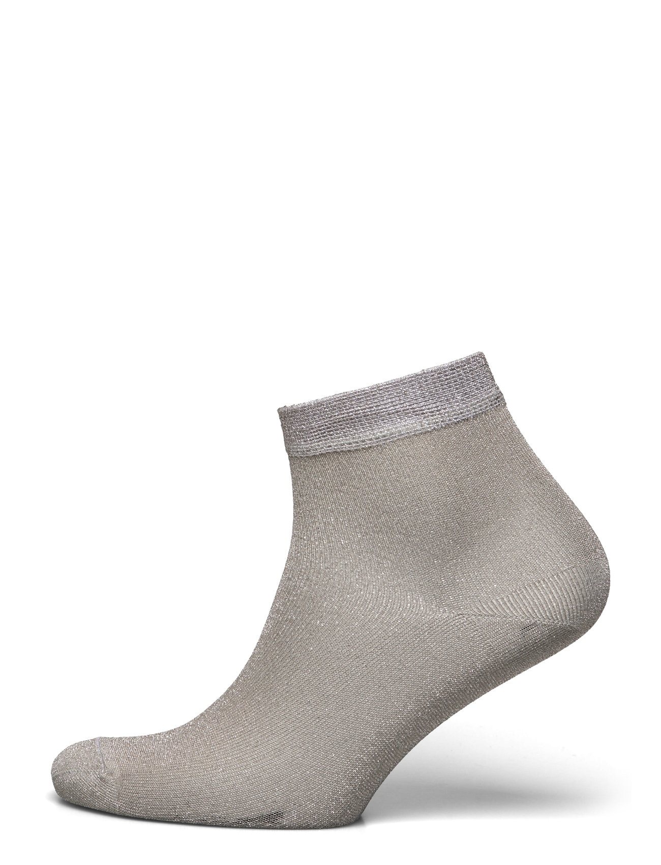 Pi Glitter Short Socks Lingerie Socks Footies-ankle Socks Cream Mp Denmark