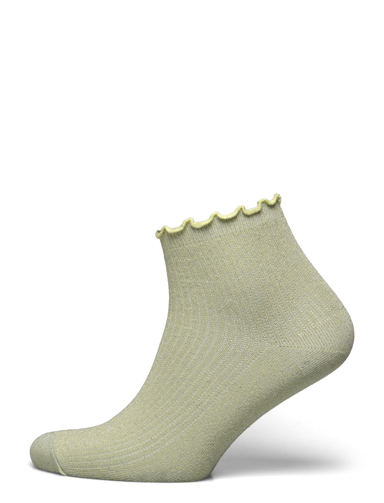 Lis Glitter Short Socks Lingerie Socks Footies-ankle Socks Green Mp Denmark