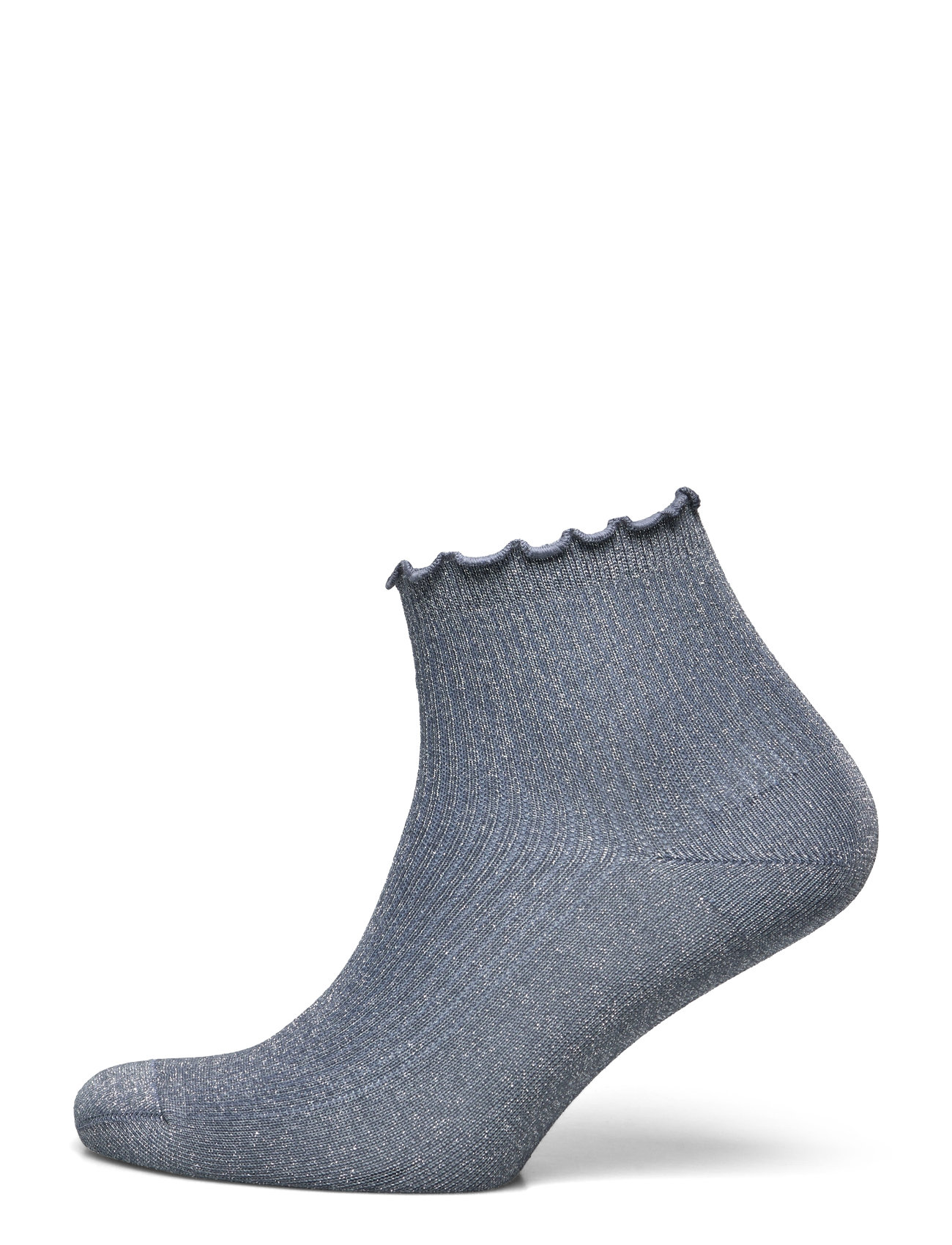 Lis Glitter Short Socks Lingerie Socks Footies-ankle Socks Blue Mp Denmark
