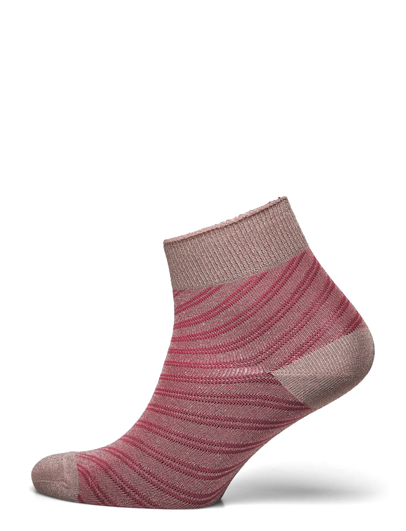 Elisa Glitter Short Socks Lingerie Socks Footies-ankle Socks Pink Mp Denmark