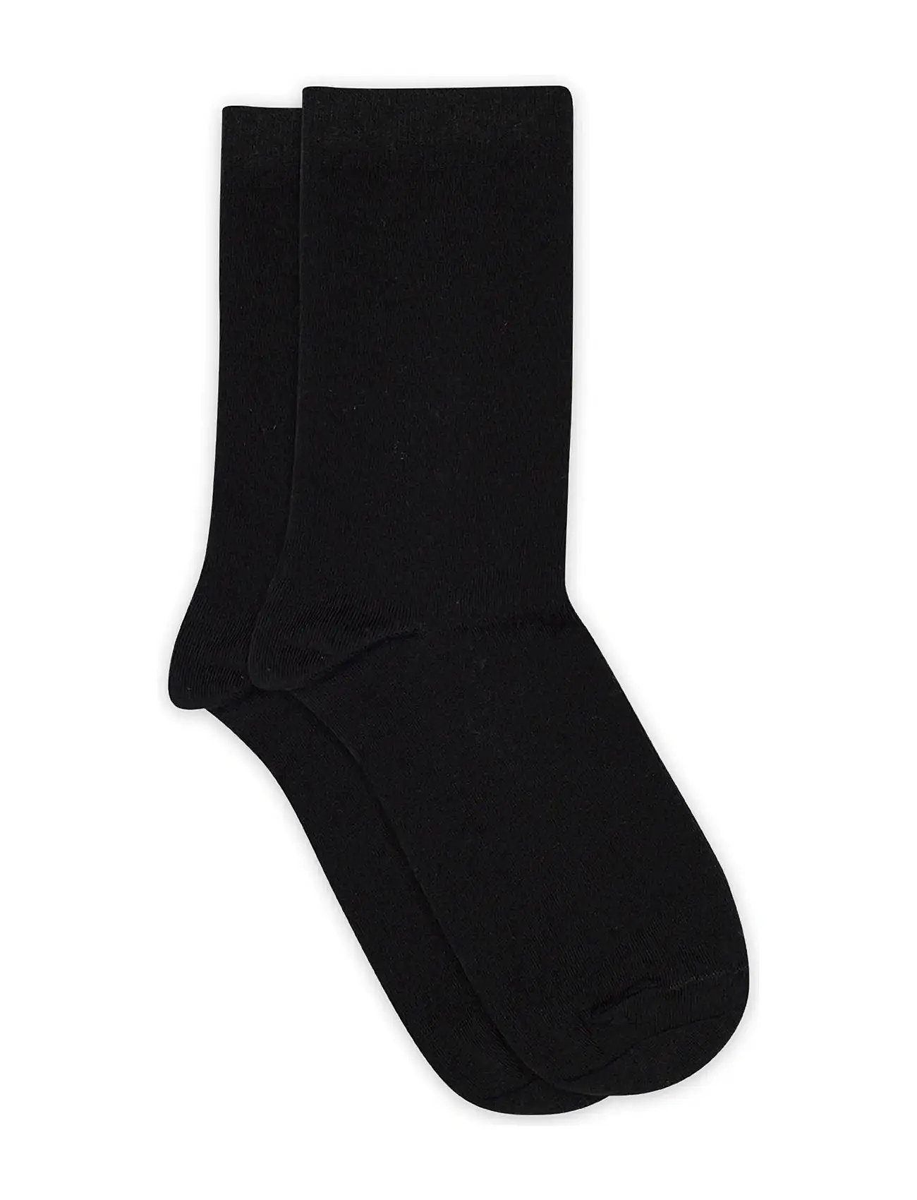 mp Denmark Fine Cotton Socks, 40/42, Black, Sokker > Almindelige Sokker, Dame