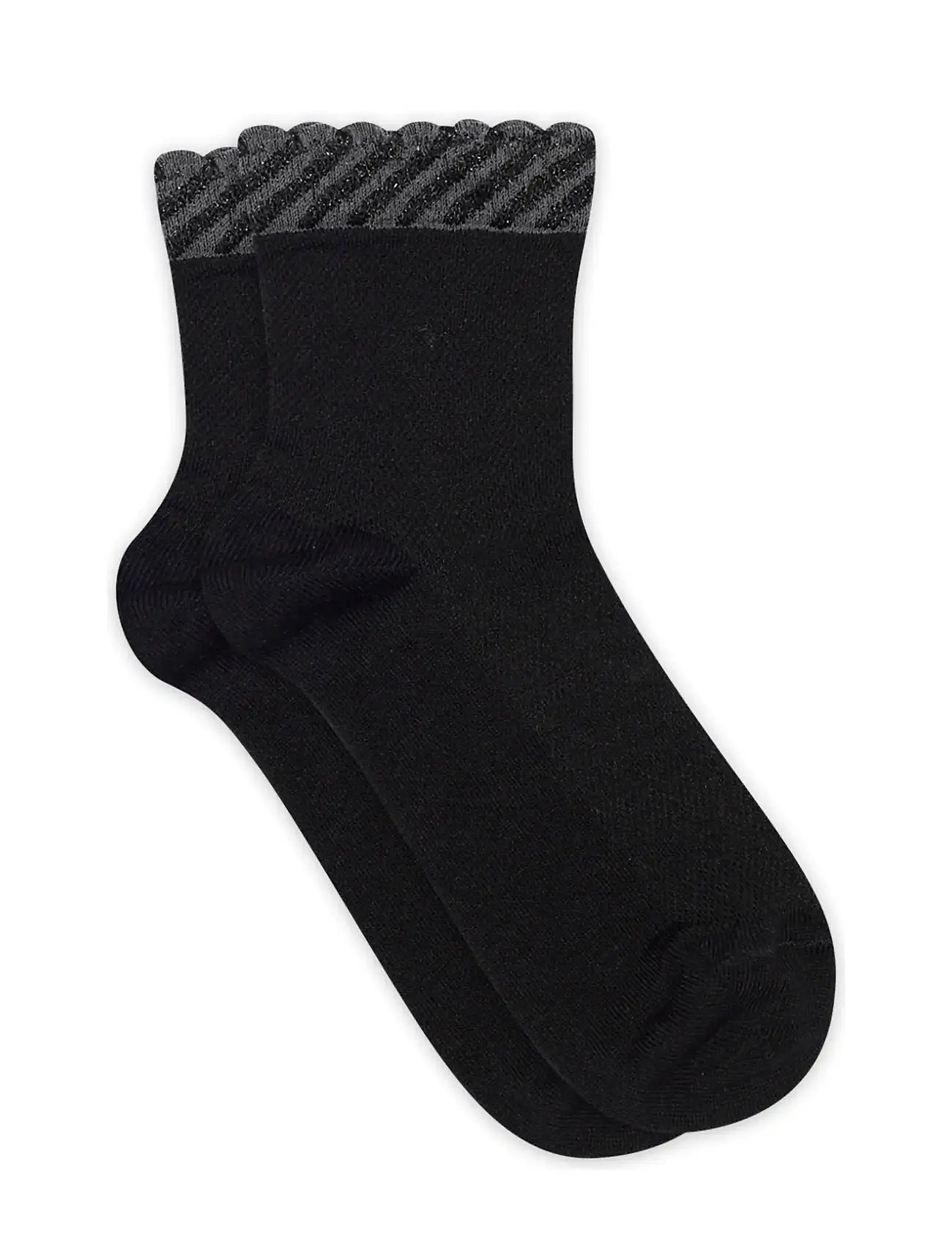 mp Denmark Dina Short Socks, 37/39, Black, Sokker > Footies-Ankelsokker, Dame