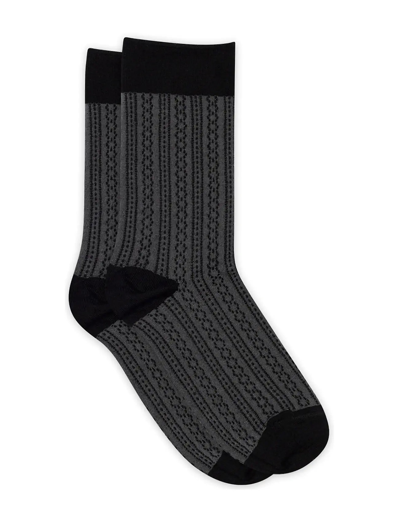 mp Denmark Pauline Socks, 37/39, Black, Sokker > Almindelige Sokker, Dame