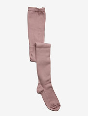 Wool/cotton tights - WOOD ROSE