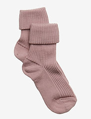 Wool rib baby socks - 188/WOOD ROSE