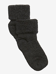 Wool baby socks - DARK GREY