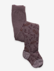 Lily tights - strømpebukser - dark purple dove