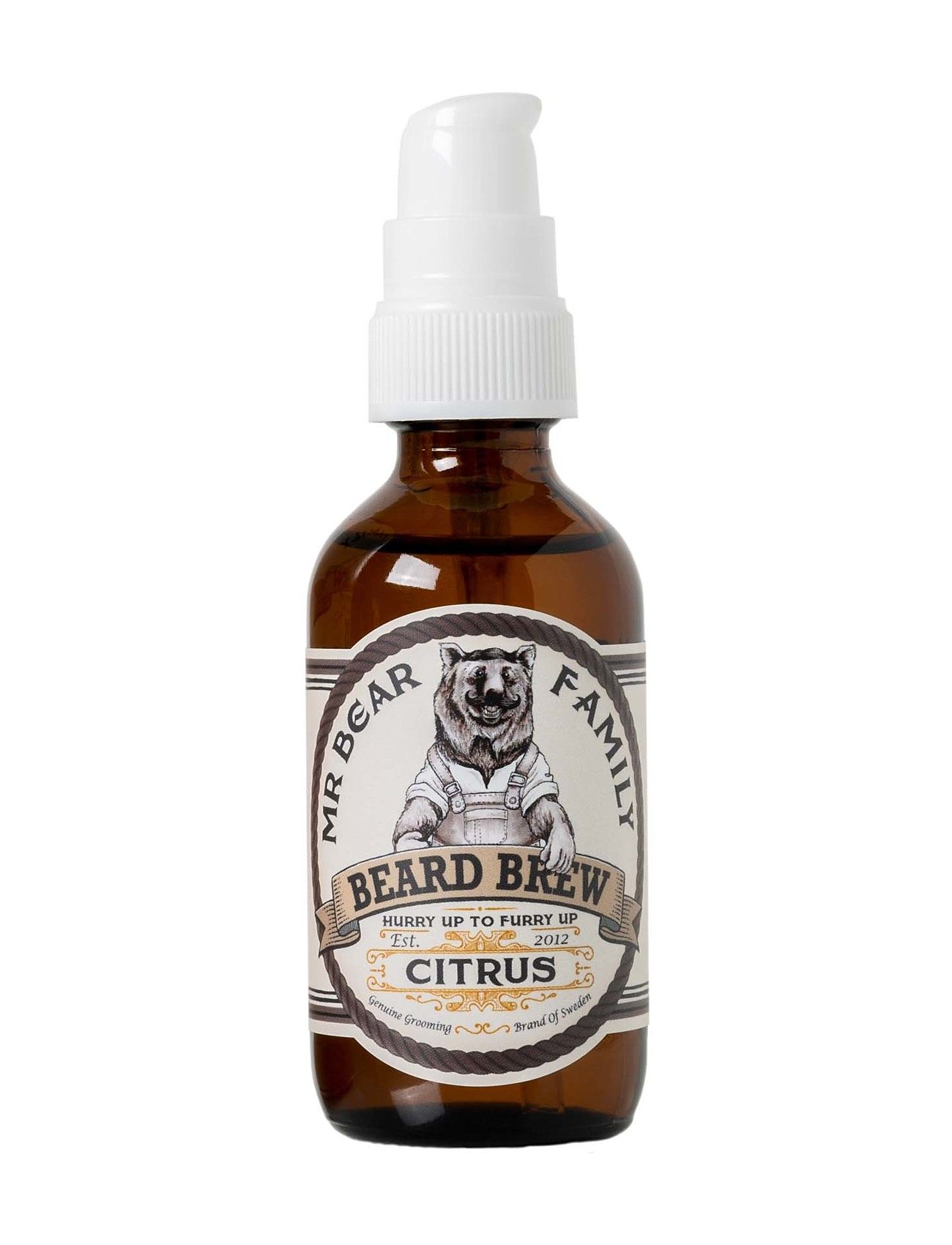 Beard Brew Citrus 60Ml Beauty Men Beard & Mustache Beard Oil Nude Mr Bear Family