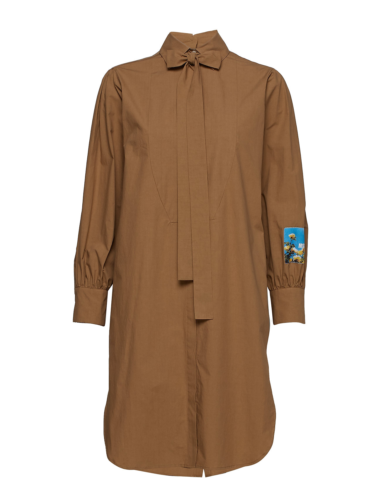 Dress Jurk Knielengte Bruin Msgm msgm kopen in de aanbieding