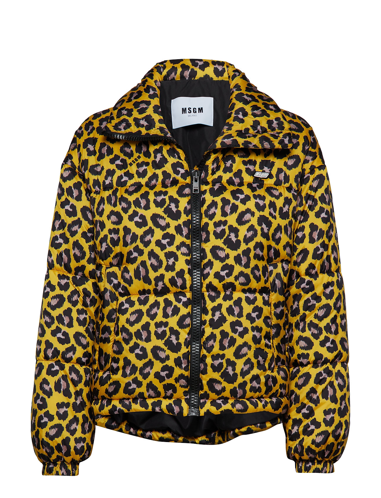 Animalier Printed Nylon Bomber Jacket Zomerjas Dunne Jas Geel Msgm msgm kopen in de aanbieding Animalier Printed Nylon Bomber Jacket Zomerjas Dunne Jas Geel Msgm msgm kopen in de aanbieding