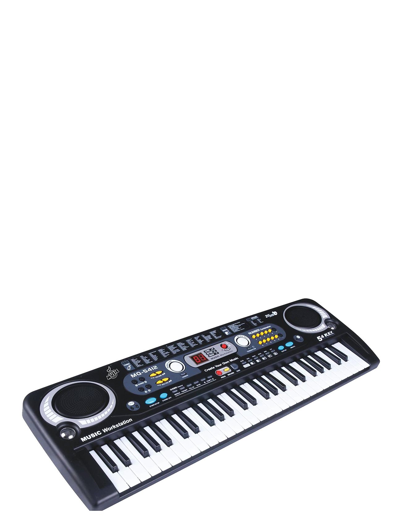 Mu Keyboard 54 Keys Toys Musical Instruments Black Music