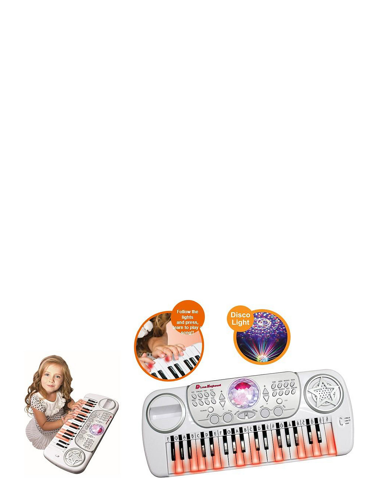 Music Disco Learning Keyboard Toys Musical Instruments Multi/patterned Music