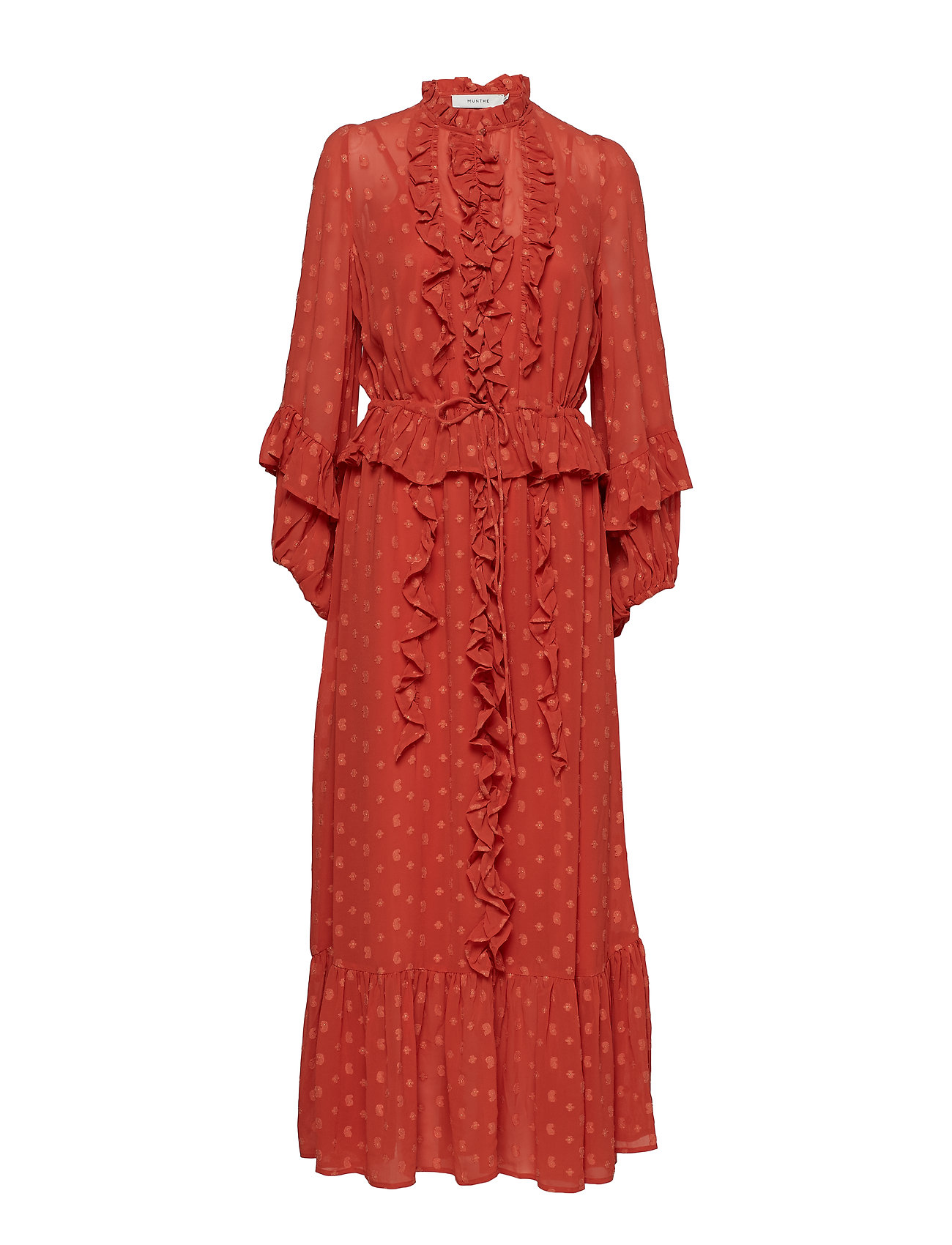 Amy Maxi Dress Galajurk Oranje Munthe munthe kopen in de aanbieding Amy Maxi Dress Galajurk Oranje Munthe munthe kopen in de aanbieding