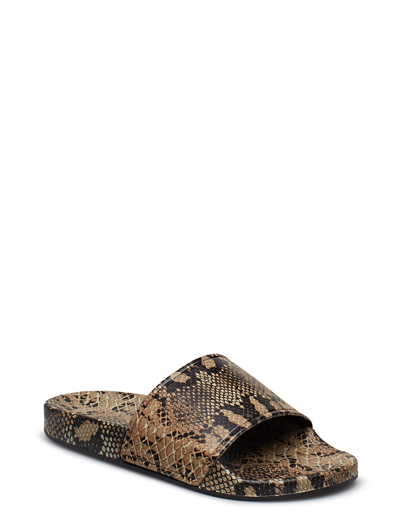 Alfreda Sandalen Pool Sliders Slip In Bruin Munthe munthe kopen in de aanbieding