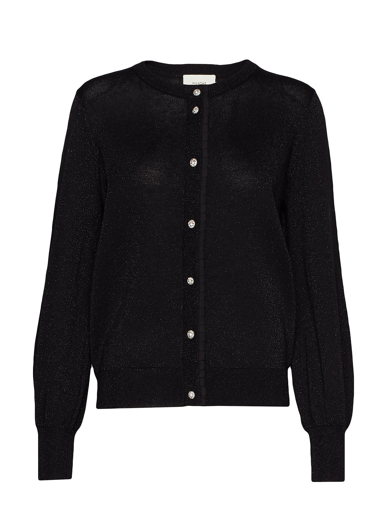 Drumroll Gebreide Trui Cardigan Zwart Munthe munthe kopen in de aanbieding