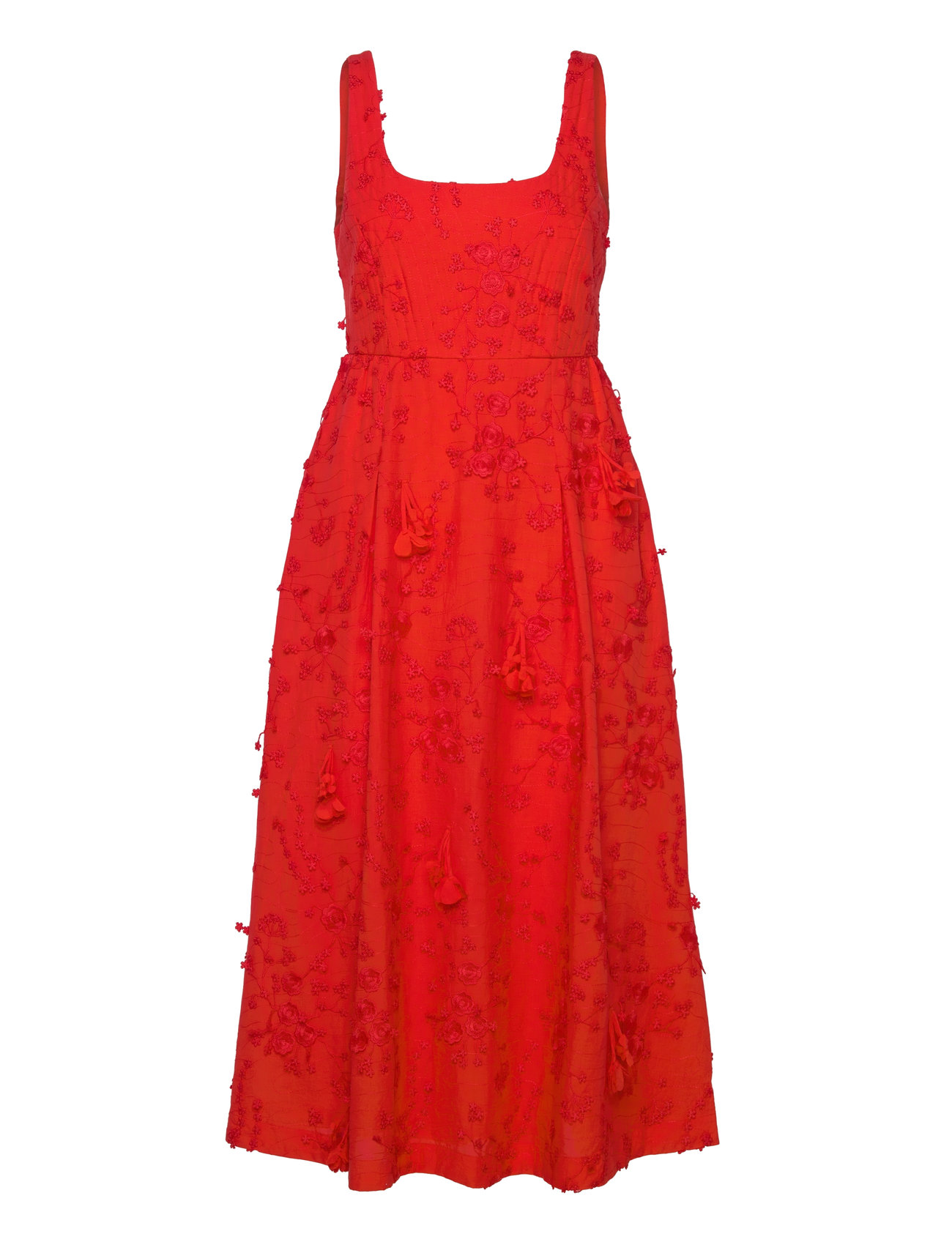 Fronia Knelang Kjole Red Munthe