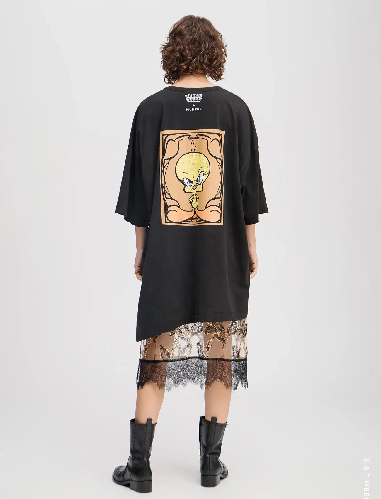 Munthe Lysis, M, Black, T-Shirts & Toppe > Kortærmede, Dame