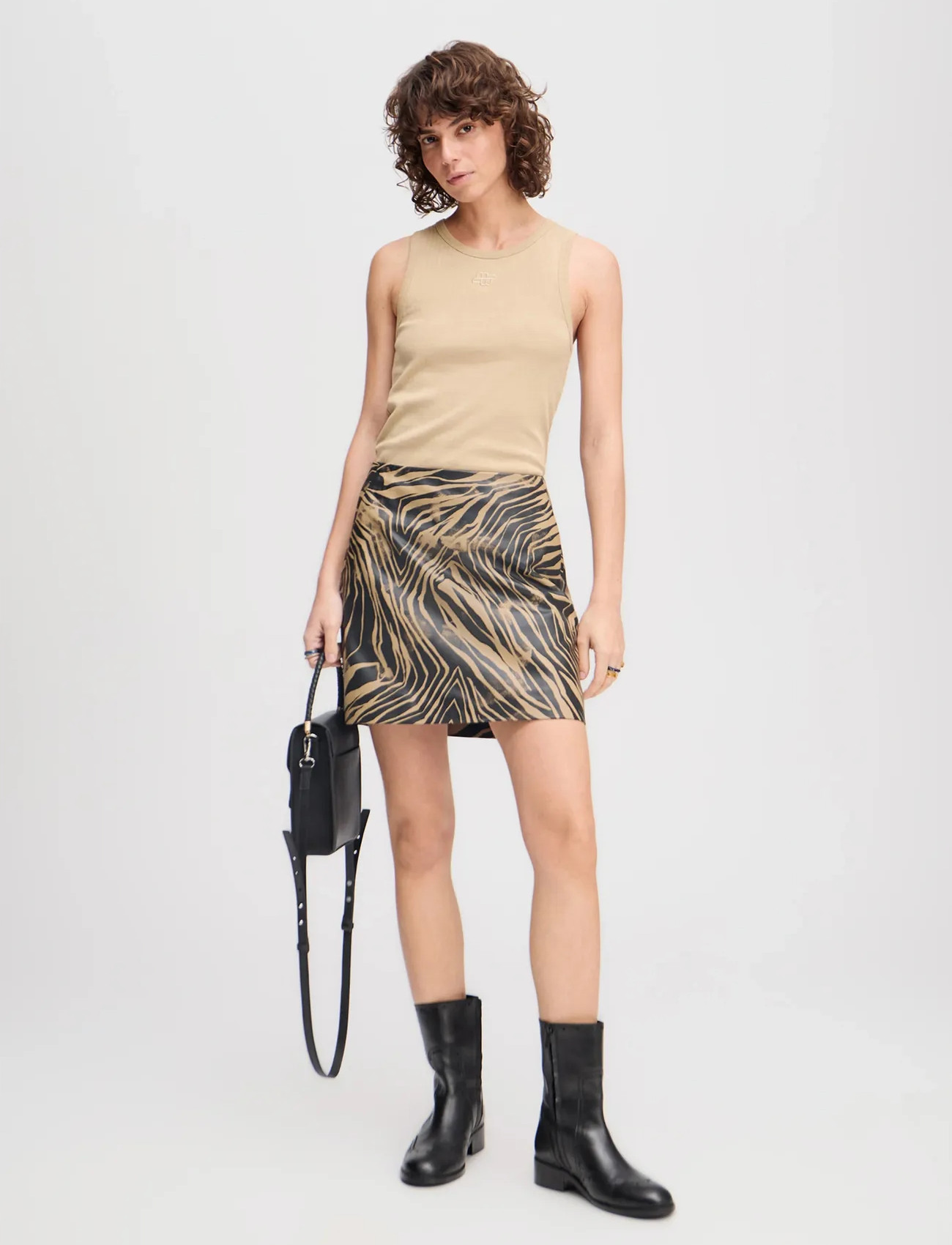 Munthe Tezza, 36, Beige, T-shirts & Overdele - Sleeveless, Dame
