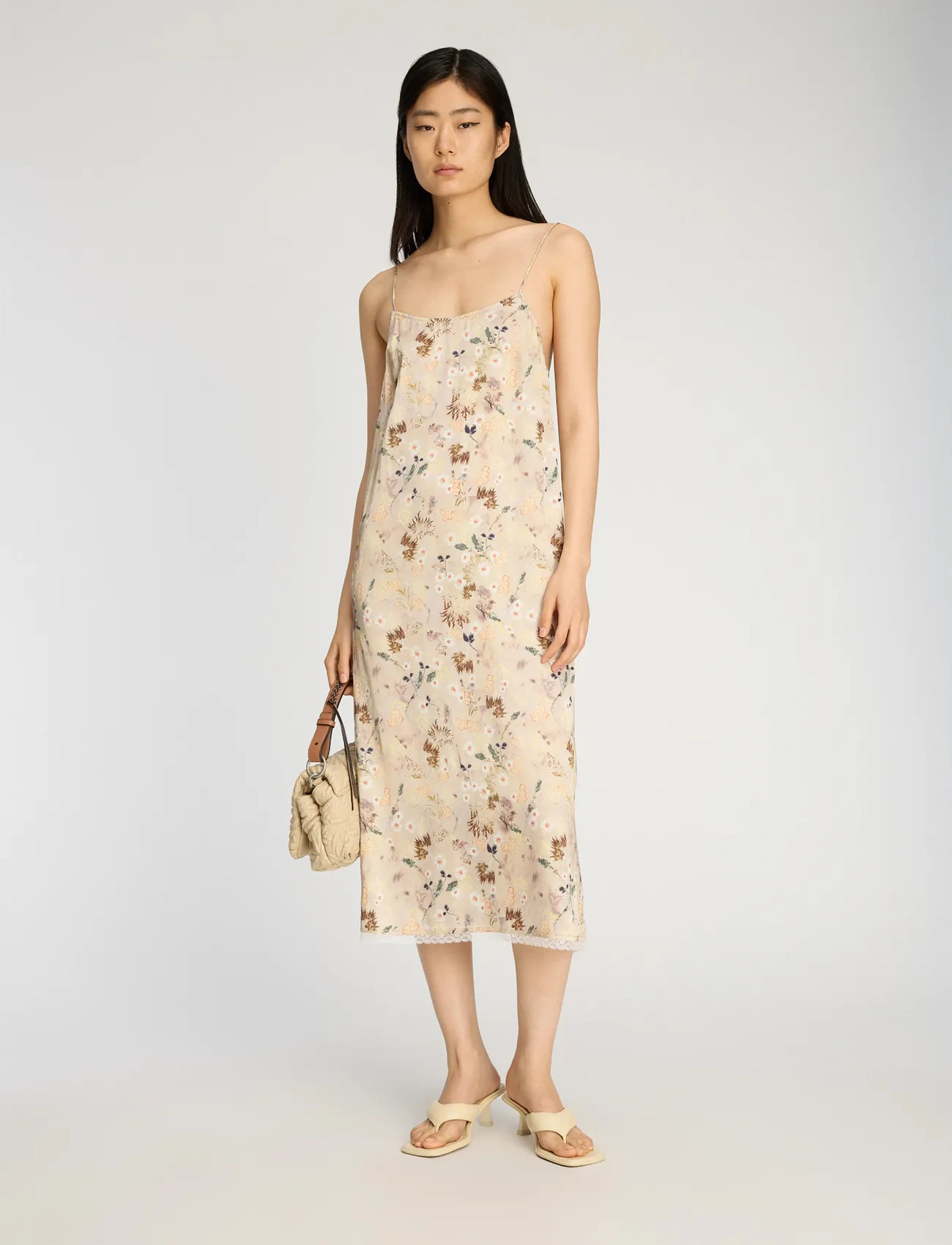 Munthe Barika Slip, 38, Cream, Designere > Slip Dresses, Dame