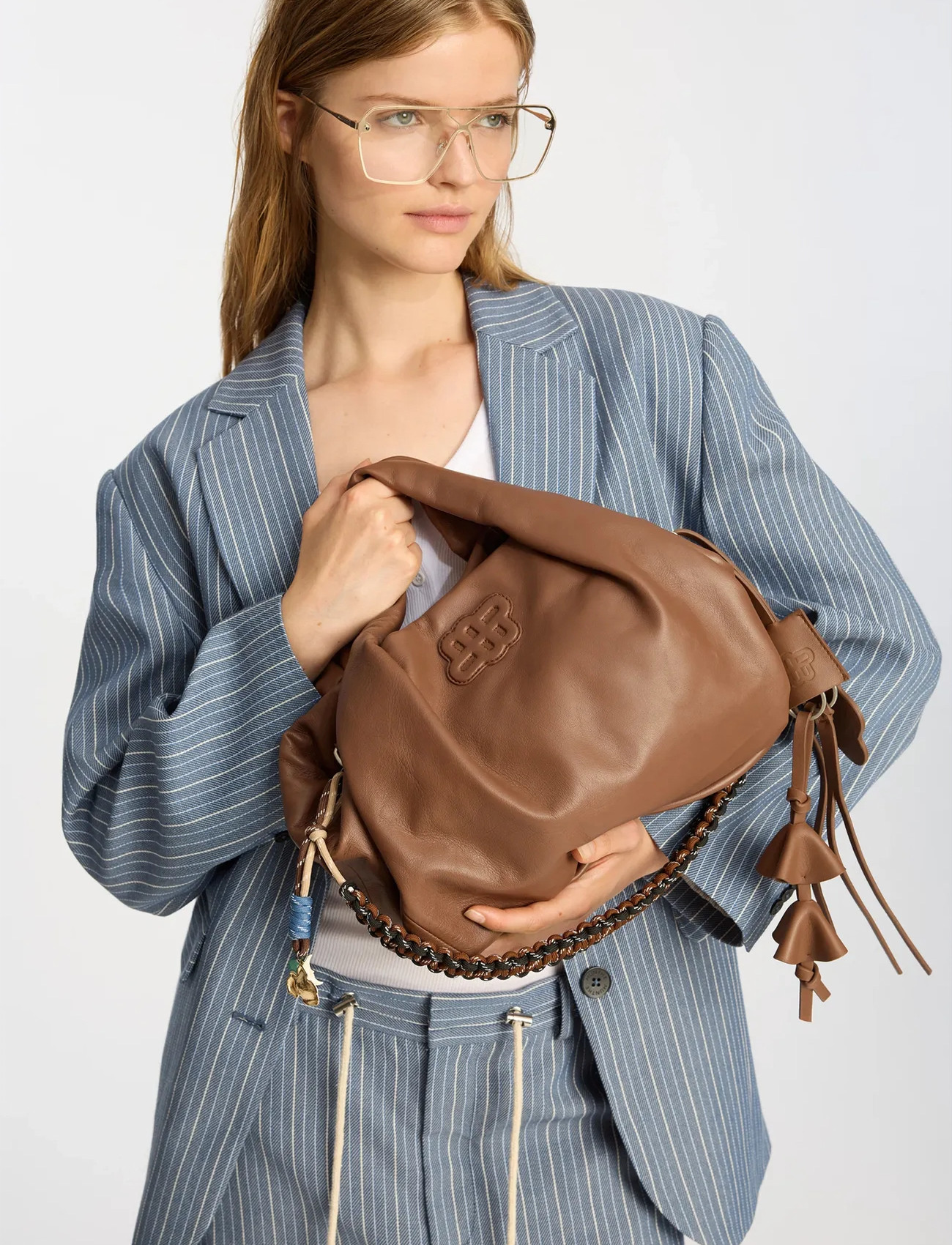 Munthe Lix, One Size, Brown, Designere > Tasker Med Tophåndtag, Dame