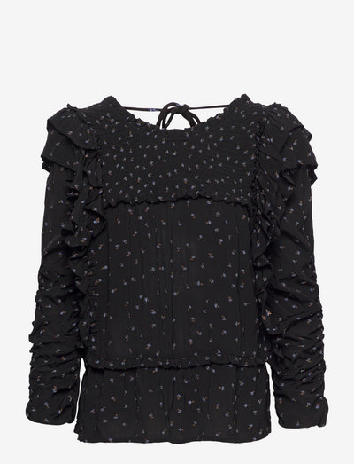 CRISP - blouses à manches longues - black