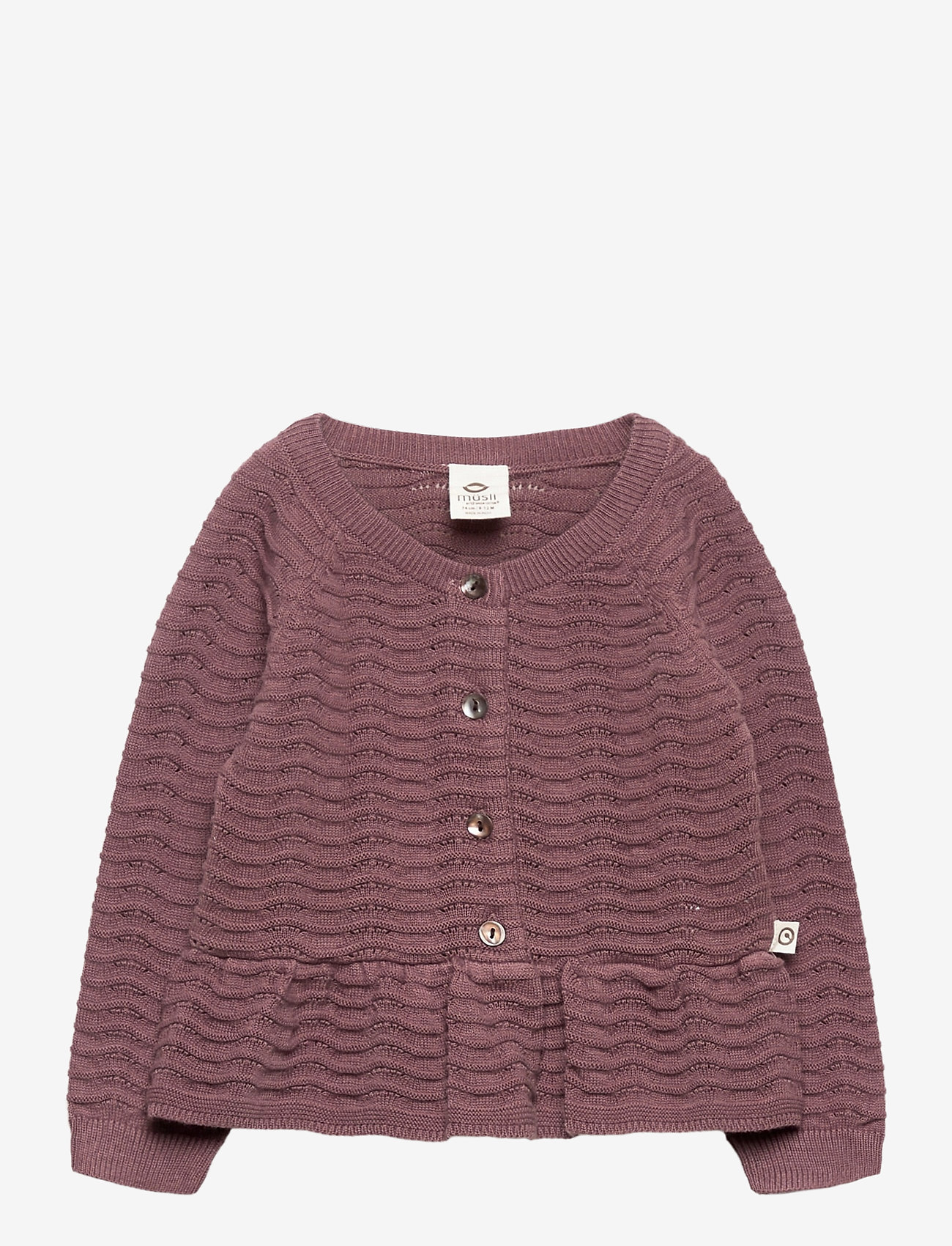 green cotton cardigan