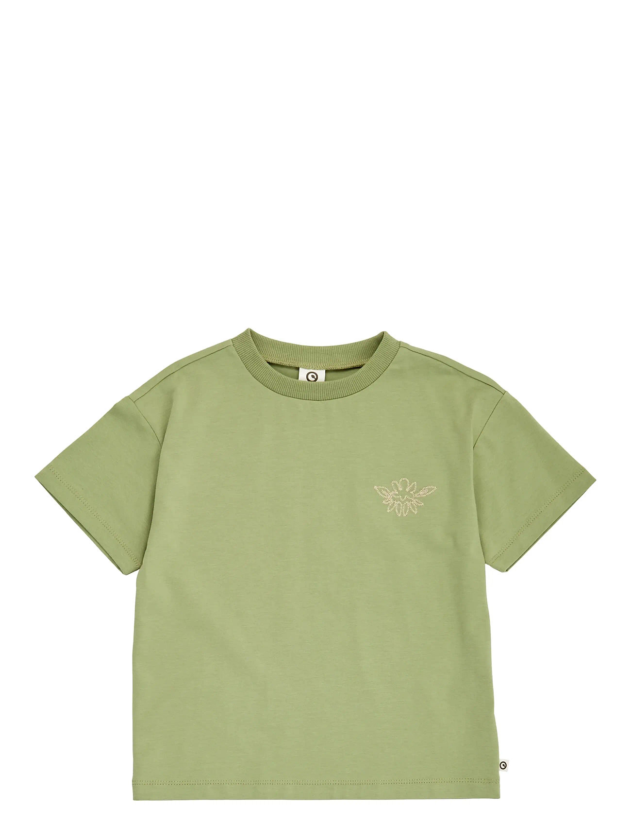 MÜSLI BY Grün Baumwolle Natures Imprint Embroidery S/S T Grün - 110 - Kinder