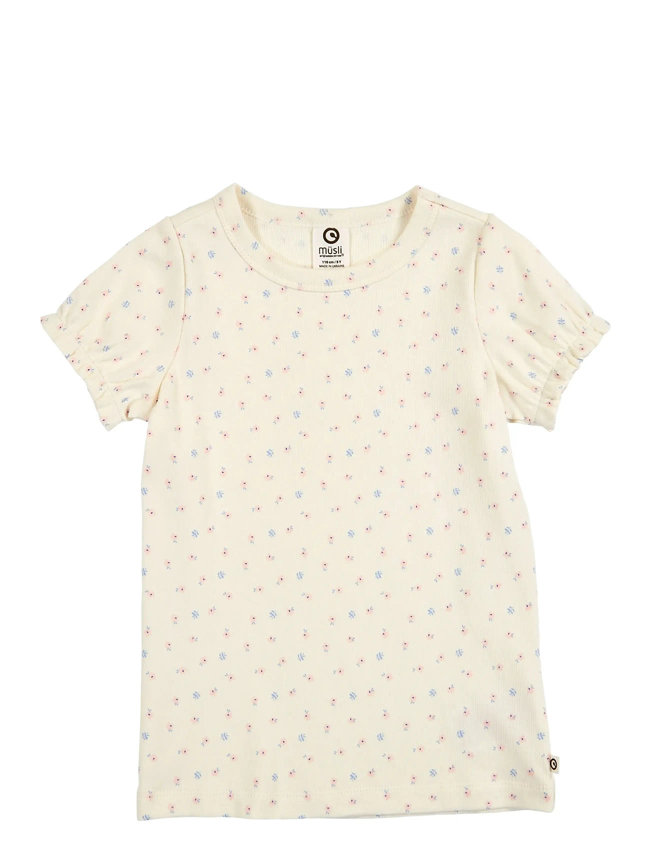 MÜSLI BY Grün Baumwolle Spring Puff S/S T Cream - 110 - Kinder