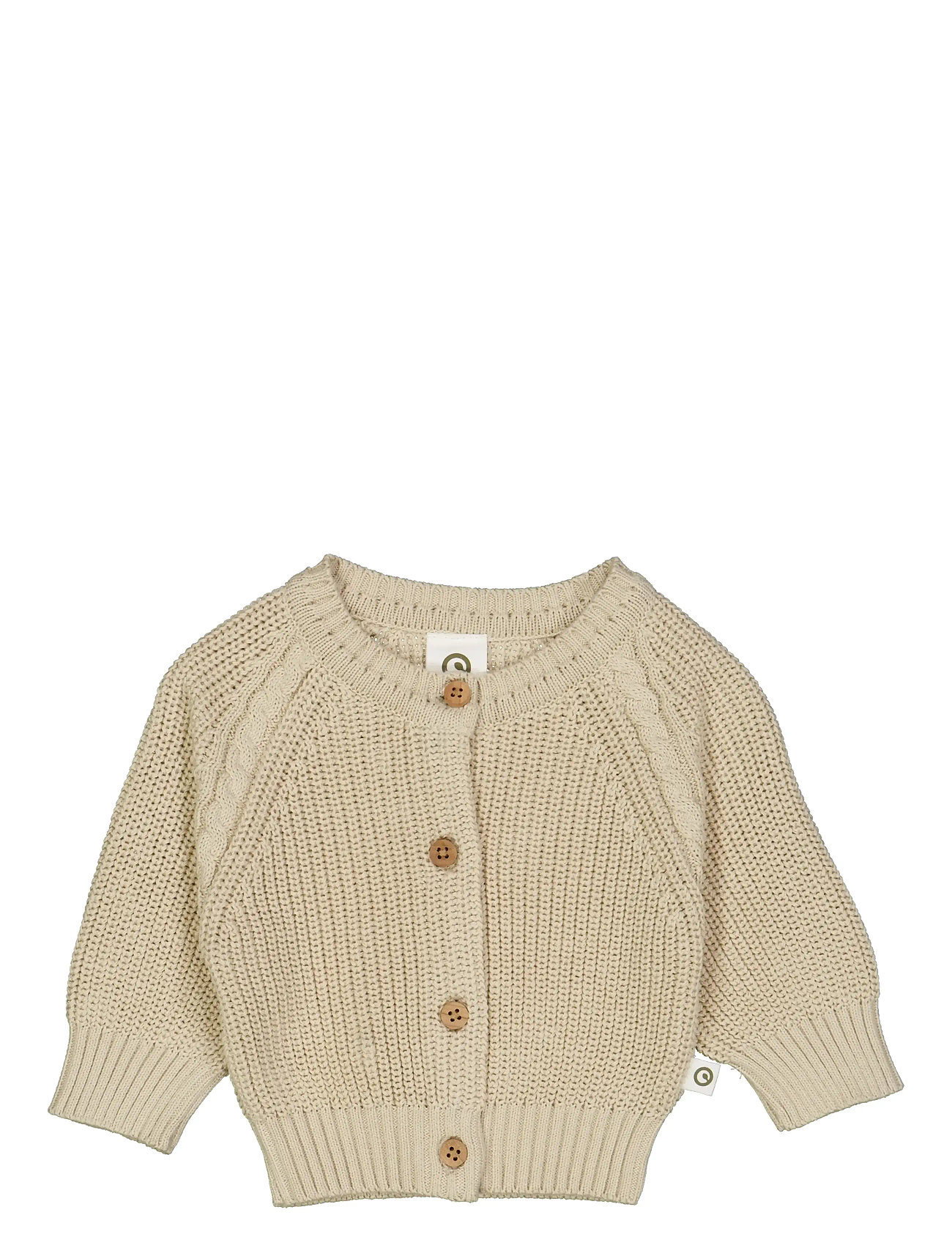 MÜSLI BY Grün Baumwolle Knit Chunky Cardigan Beige - 56 - Kinder