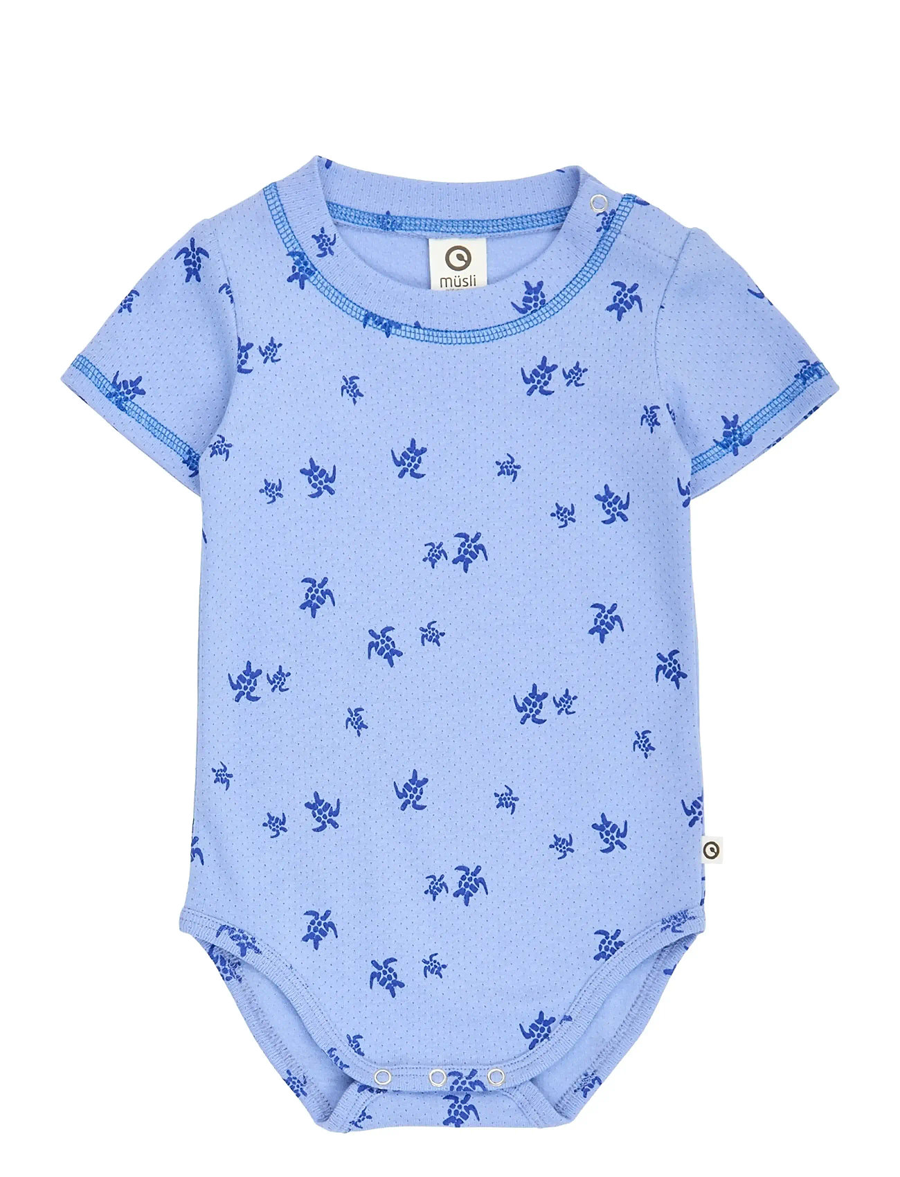 MÜSLI BY Grün Baumwolle Turtle S/S Body Blau - 92 - Kinder