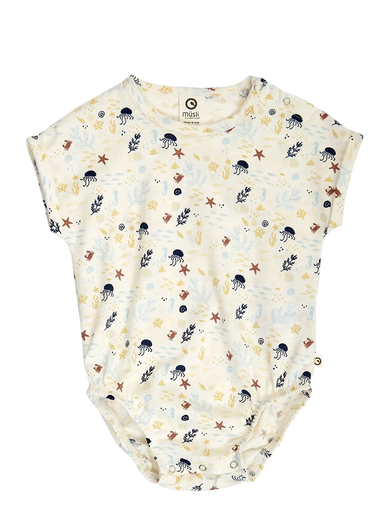 MÜSLI BY Grün Baumwolle Sea S/S Body Cream - 92 - Kinder