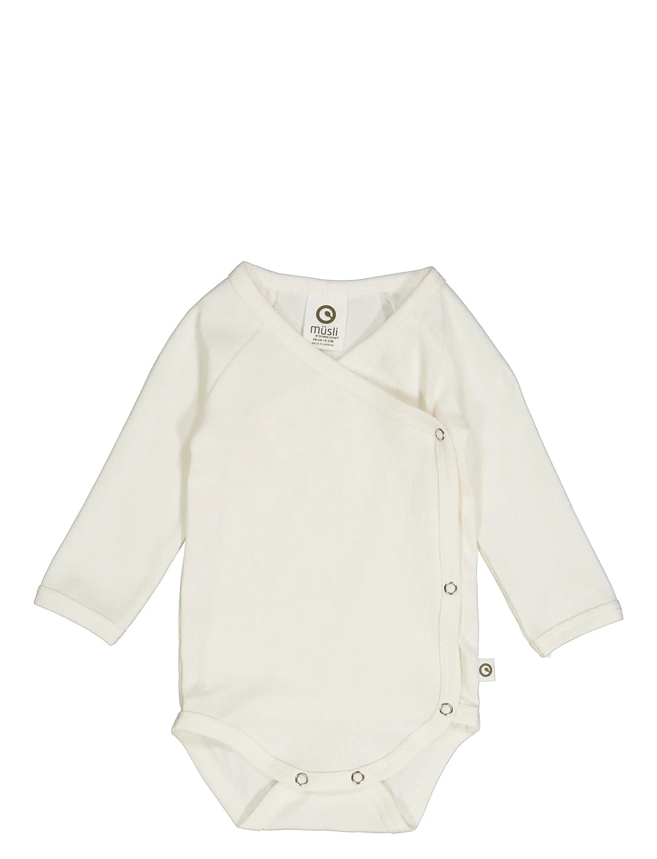 MÜSLI BY Grün Baumwolle Rib L/S Body Weiß - 68 - Kinder