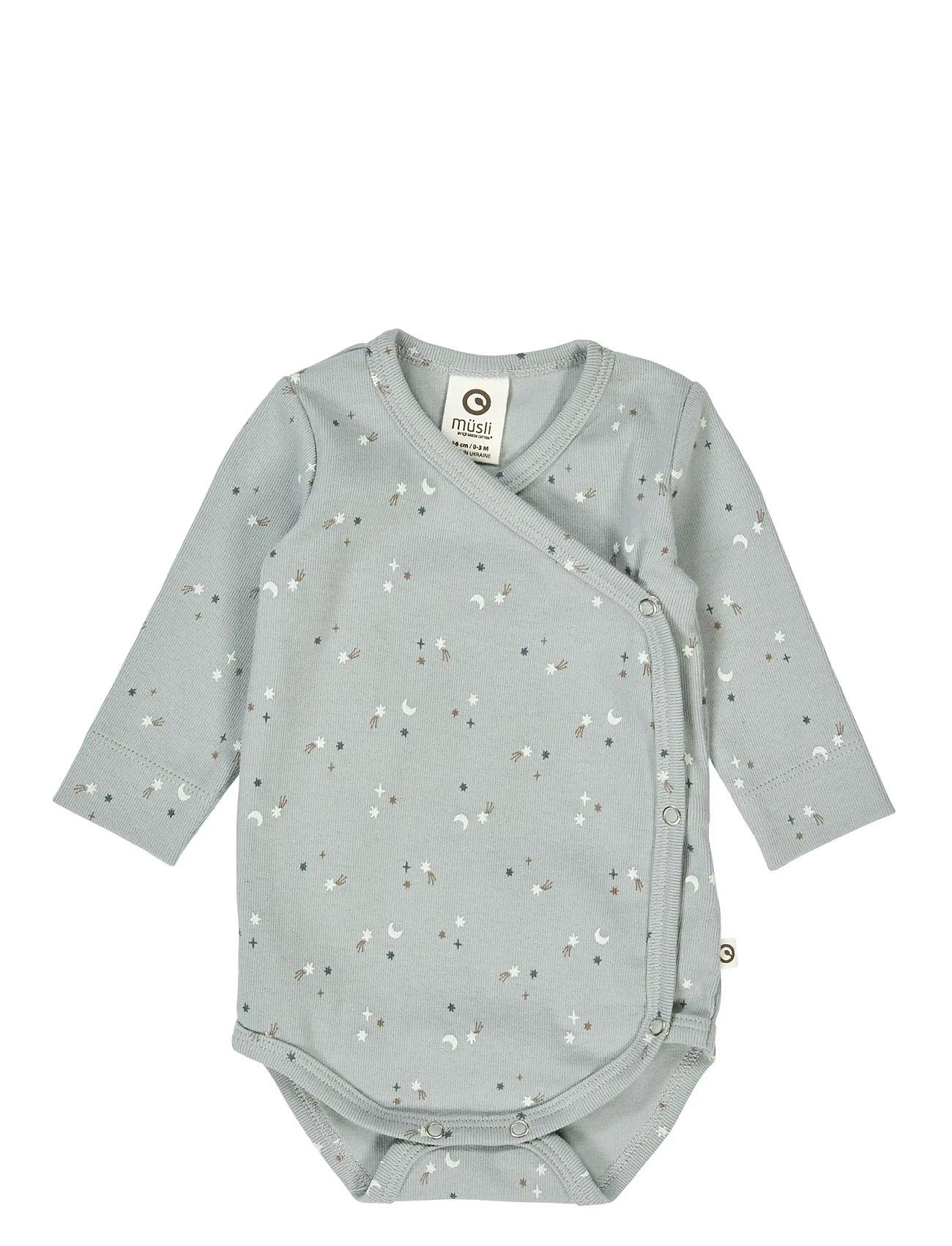 MÜSLI BY Grün Baumwolle Stars L/S Body Blau - 74 - Kinder