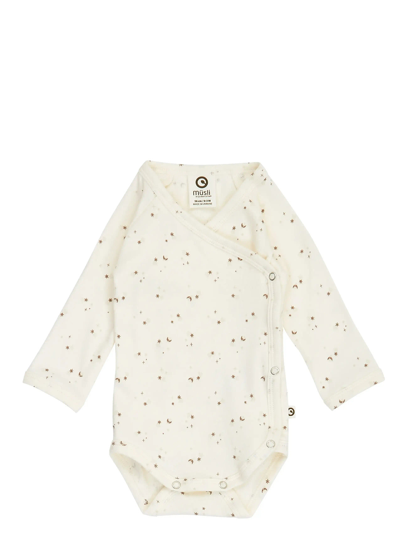 MÜSLI BY Grün Baumwolle Sparkle L/S Body Weiß - 44 - Kinder