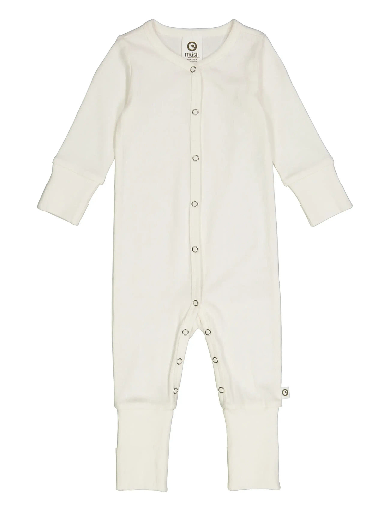 MÜSLI BY Grün Baumwolle Rib Bodysuit Cream - 74 - Kinder