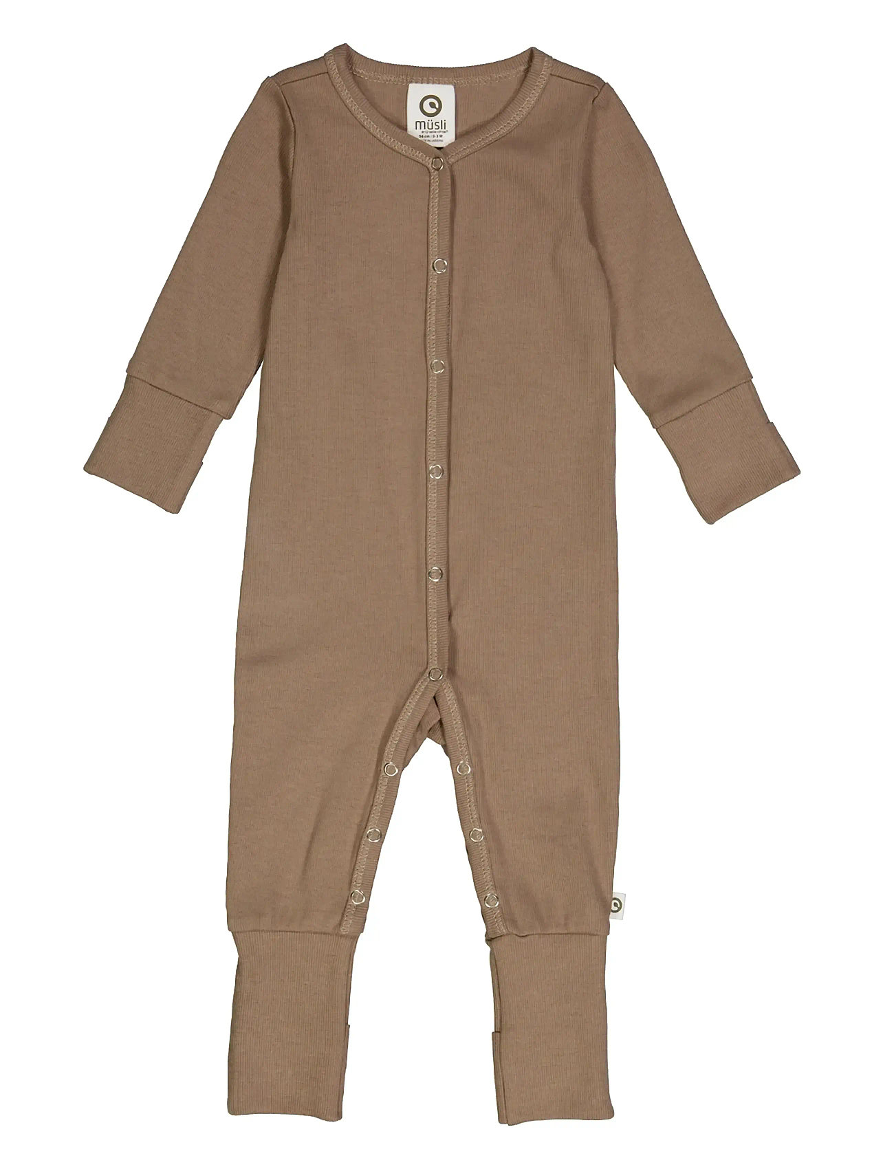 MÜSLI BY Grün Baumwolle Rib Bodysuit Braun - 56 - Kinder