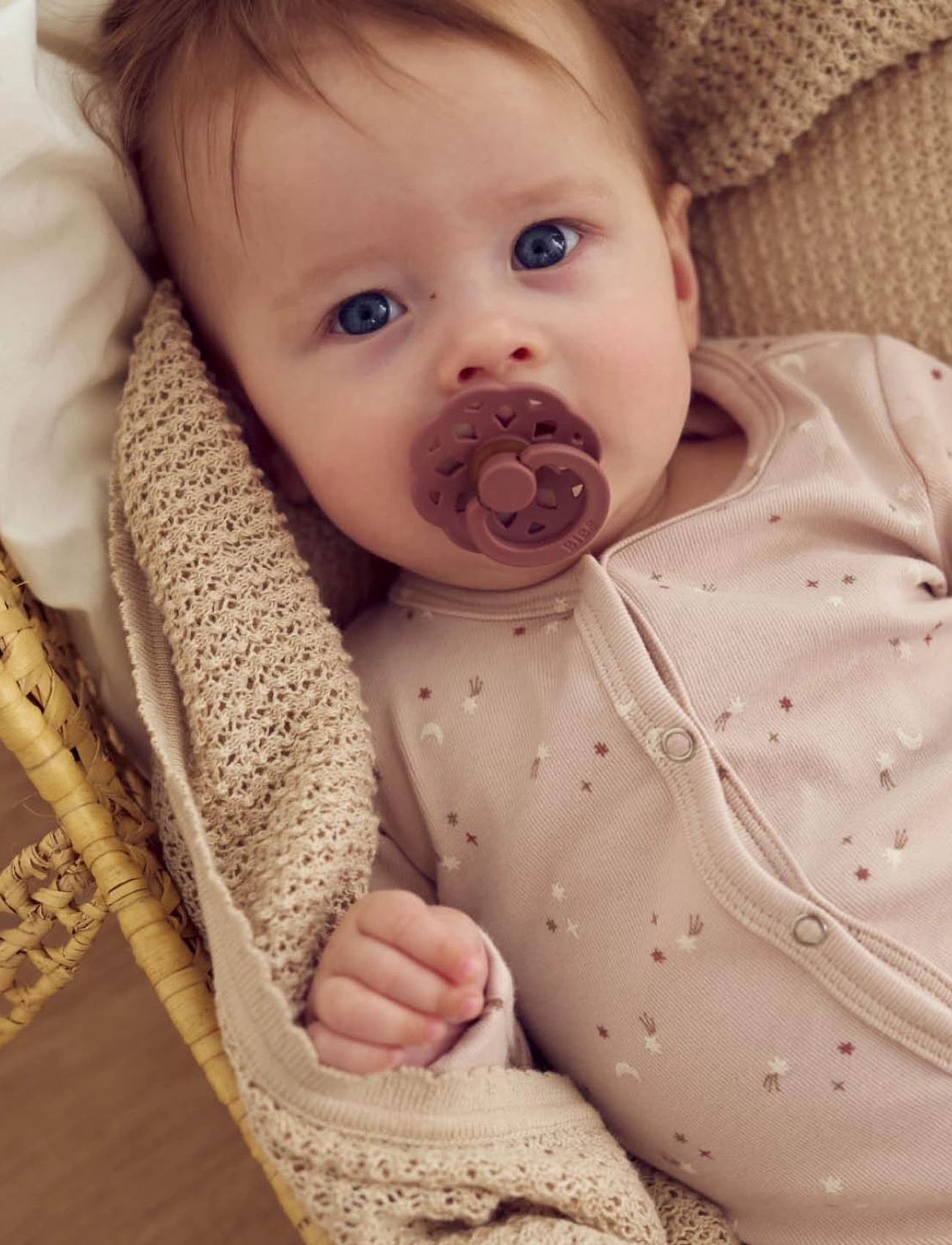 Müsli by Green Cotton Stars Bodysuit, 44, Pink, Bodysuits > Langærmede Bodysuits, Børn