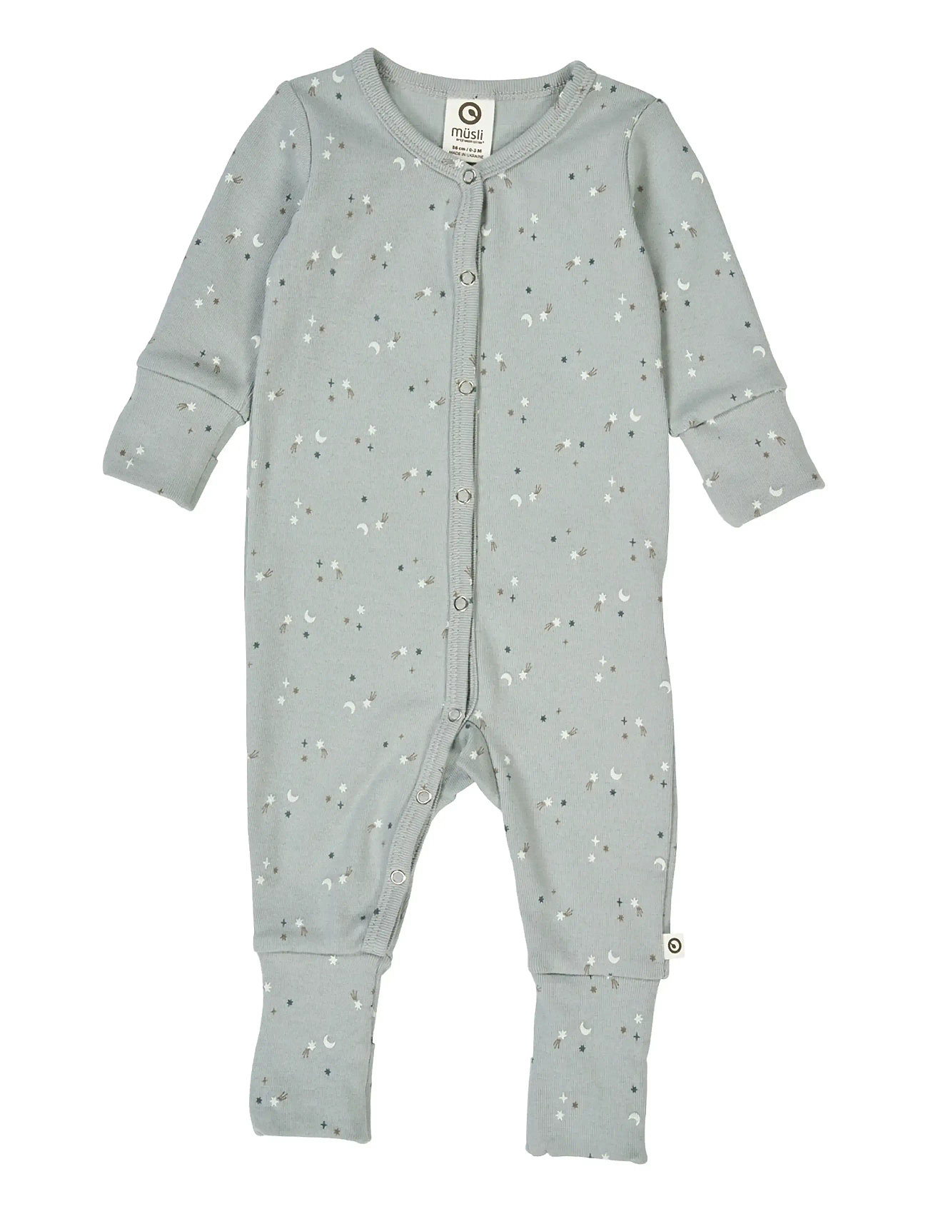 MÜSLI BY Grün Baumwolle Stars Bodysuit Blau - 50 - Kinder